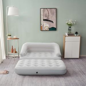 Sofá Cama Inflable, Colchón de Aire para Acampar, Sofá de Aire para Acampar al Aire Libre, Sofá Cama Extraíble con Material de Flocado - Product Image 2