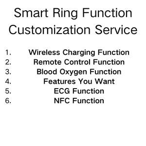 OEM/ODM cincin kesehatan pintar kontrol aplikasi pengendali jarak jauh IP68 tahan air pelacak kebugaran disesuaikan antarmuka <span class=keywords><strong>API</strong></span> Logo gratis - Product Image 1