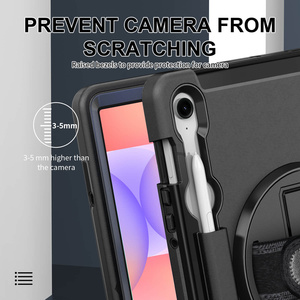 TPU + PC 360 Rotación a prueba <span class=keywords><strong>de</strong></span> golpes Heavy Duty Rugged Pen Slot <span class=keywords><strong>Tablet</strong></span> Case para <span class=keywords><strong>Samsung</strong></span> Galaxy Tab S10 Lite 10,9 pulgadas Case - Product Image 5