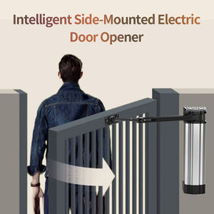 Moteur de portail battant automatique robuste et moderne à montage latéral avec bras courbé pour villa extérieure - Product Image 6