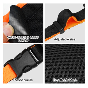 Hanyang OEM Tùy Chỉnh Không Có Vỏ Cây Không Khí Lưới Có Thể Điều Chỉnh Chó Mõm Thoáng Khí Mềm Mại Chống Cắn sủa Nhai Pet Mõm Cho Chó Lớn - Product Image 6