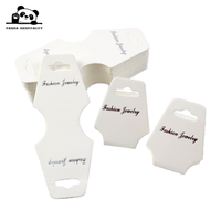 Tarjetas de Papel para Exhibición de Joyería, con Forma Especial, Personalizadas, para Collares y Accesorios