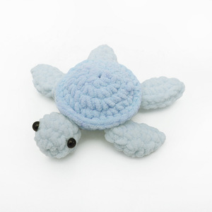 Voor Amazon Dezelfde Hand Gehaakt Afgewerkt Product Wollen Haakmateriaal Schildpadzak Met Pp Katoenen Vulling Dekbed Met Gewassen - Product Image 3