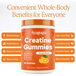Private Label <b>Creatine</b> <b>Monohydrate</b> Gummies 120 Count 5g Muscle Growth Energy Strength Athletes Vegan Sugar Free Non-GMO OEM - Product Image 3