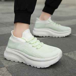 Zapatillas Deportivas para Parejas, Parte Superior de Malla Tejida, Transpirables, Punta Ancha, Ancho Amplio, Cómodas, Casuales, para Hombre y Mujer - Product Image 3