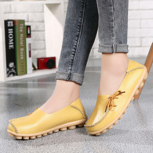 Luxury Candy Color Footwear High Quality Women <strong>Moccasin</strong> Loafers Pu Leather Flats Casual <strong>Ladies</strong> Slip on Mother Shoes <strong>slippers</strong> - Product Image 2