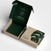 Boîtes personnalisées Ching TA en matériaux recyclés avec doublure en éponge, emballage de luxe pour cosmétiques, pelliculage mat pour la couleur