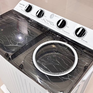 <span class=keywords><strong>Lavadora</strong></span> de Onda Semiautomática de <span class=keywords><strong>Doble</strong></span> Tanque y <span class=keywords><strong>Doble</strong></span> Cilindro, Versión Inglesa de 10 kg, <span class=keywords><strong>Pequeña</strong></span>, Mini, para Alquiler - Product Image 3