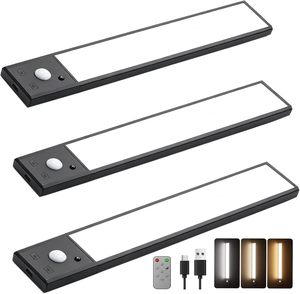 Lampe LED sous-meuble à détecteur de mouvement, rechargeable par USB, pour armoire, chambre et cuisine - Vente en gros - Product Image 1