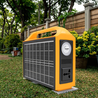 Générateur solaire tout-en-un 100W en gros, camping en plein air, station d'alimentation portable de secours rechargeable avec panneaux solaires