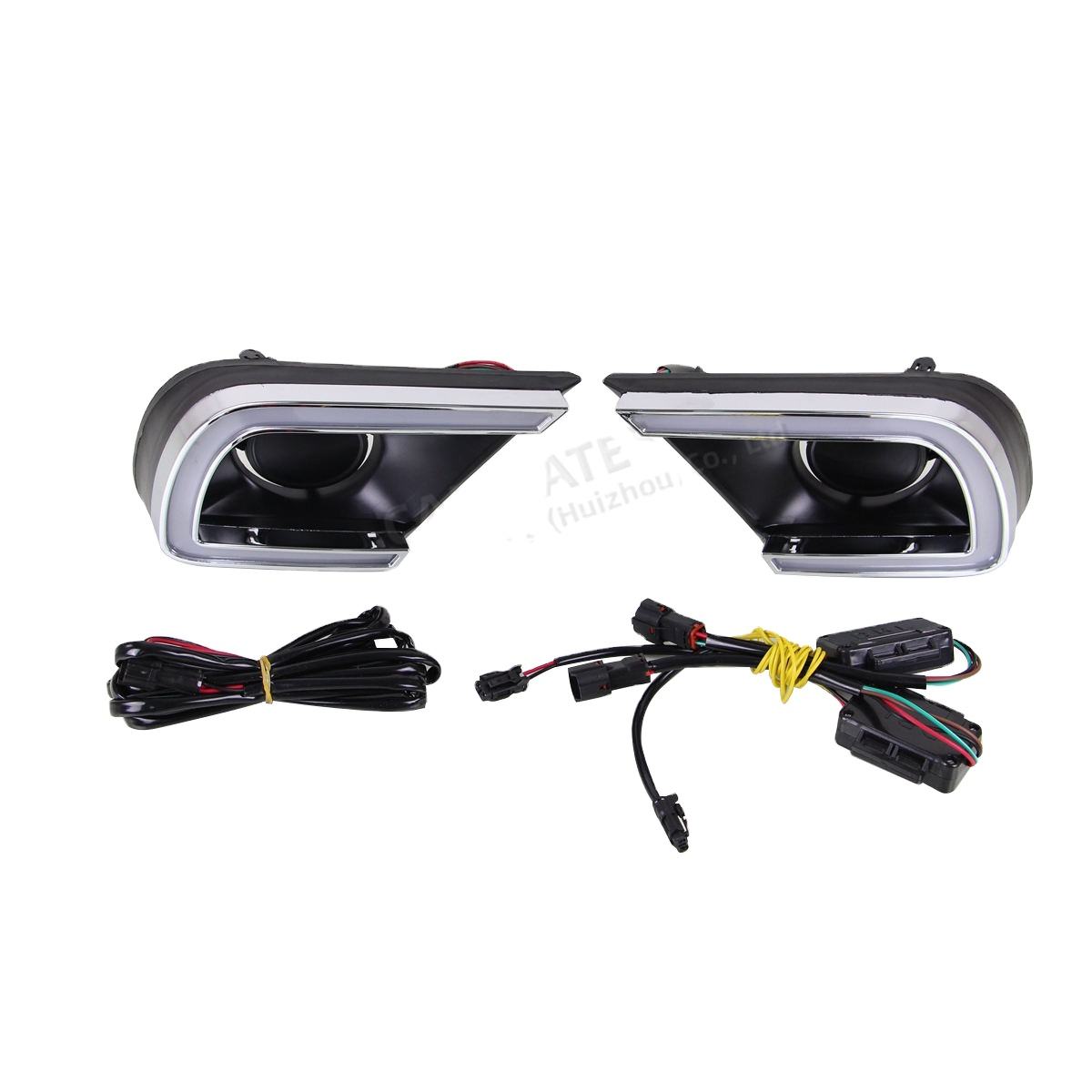 適用: トヨタ イノーバ 2013-2015LED DRL LED フォグ ランプ デイタイムランニングライト 高光度 ガイド AL-HH-0556 AL