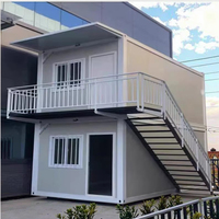 Maisons modulaires extensibles de luxe à double couche, villas portables pliables au design moderne, certifiées CE, écologiques