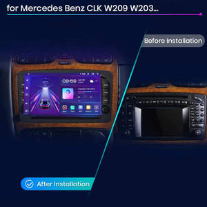 Junsun Autoradio Android pour Benz <span class=keywords><strong>CLK</strong></span> W209 W203 Unité Principale Lecteur DVD de Voiture 7 Pouces pour Mercedes Benz <span class=keywords><strong>CLK</strong></span> W209 W203 W463 <span class=keywords><strong>W208</strong></span> - Product Image 2