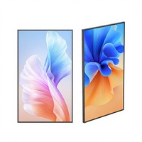 Layar Digital Signage LCD Ultra Tipis 32 inci 23mm SDK untuk Toko, Lift, Supermarket, Pusat Perbelanjaan, Bandara, Kereta Bawah Tanah
