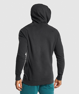 Sweat-shirt <span class=keywords><strong>à</strong></span> capuche de sport 70% coton 30% Polyester recyclé de haute qualité pour Gym Fitness exercice athlétique - Product Image 4