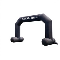 Arches gonflables personnalisées, bannières de départ/arrivée, souffleur puissant pour course, publicité extérieure
