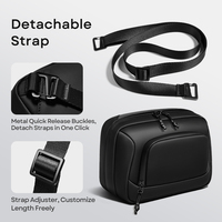 Pochette Organisateur Numérique Portable Populaire avec Sangle Détachable en Oxford Résistant à l'Eau, Sac à Bandoulière pour Câbles de Charge USB