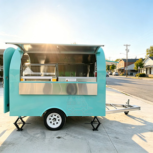 Ice Cream Cart Mobile Ice Cream Cart Ice Cream Truck Food Trailer Commercial Food Truck Trailer Food Shop - Product Image 1