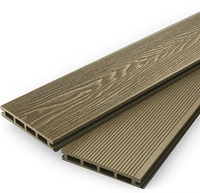 Conception de grain de bois Carreaux de terrasse en bois composite Wpc Planchers pour maisons