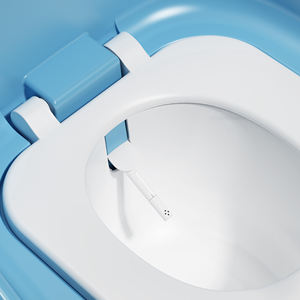 Inodoro <span class=keywords><strong>de</strong></span> entrenamiento para bebés, asiento montado en el suelo, calefacción, forma <span class=keywords><strong>de</strong></span> cuenco alargado, inodoro inteligente para niños - Product Image 6