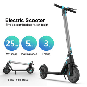 Mini Smart <strong>Skooter</strong> Electric Silver and Black 2 Wheel 350 W 5 Ah Long Range Electric Scooters - Product Image 4