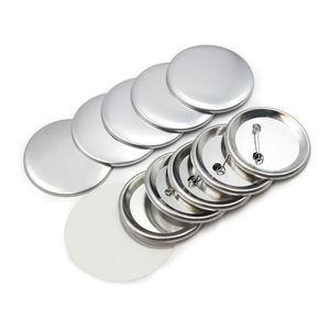 Cheap Manufactory Direct Sale Stock Round 44Mm Tin Pin Manufacturers <b>Button</b> <b>Badge</b> Raw Material - Product Image 2