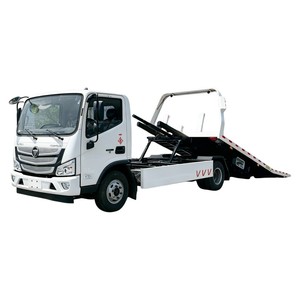 Camión Grúa de Alto Rendimiento Foton Aumark de 8 Toneladas con Plataforma Deslizante, Cabrestante de 4 Toneladas y Elevador de Ruedas - Product Image 1