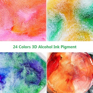 Highly Concentrated Alcohol Ink Set for Epoxy Resin 30 Colors Vibrant Liquid Dye for DIY Art Jewelry - Product Image 6