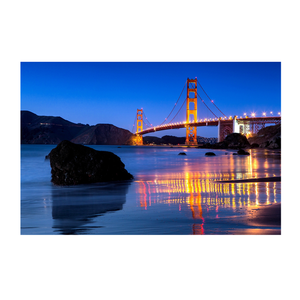 Stampa su pannello in metallo con Design fotografico digitale lucido opaco ad alta risoluzione personalizzato City Night HD - Product Image 2