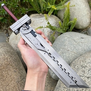 <span class=keywords><strong>Final</strong></span> <span class=keywords><strong>Fantasy</strong></span> VII Cloud Strife Assembler métal grande épée porte-clés métal épée jouets art 30CM de Chine fabricant - Product Image 6
