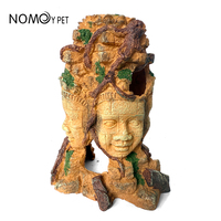 Offre Spéciale Résine Bouddha Masquer Abri Décoration Ornement Pour Reptile Terrarium Paysage