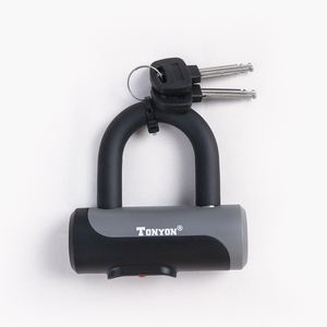टोनीऑन एक्सेसरीज फैक्ट्री मिनी स्टील एब्स साइकिल थम्प्ड शीयर यू शेप साइकिल यू लॉक बाइक लॉक - Product Image 2