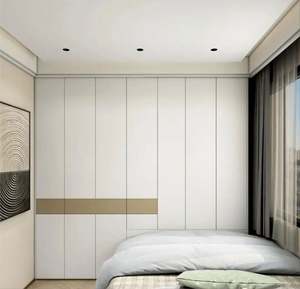 Armoire de chambre à coucher en bois massif haut de gamme, design moderne de luxe, dressing pour meubles de maison - Product Image 1