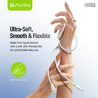 Kabel USB Ponsel Android Tipe C Universal BAVIN Home Office CB412 Silikon 60