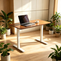 Fournisseur professionnel de mobilier commercial, vente en gros de tables PC haut de gamme, cadre de bureau avec contrôleur à 4 boutons à double moteur