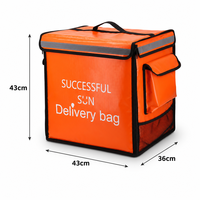 Sac de livraison alimentaire isotherme imperméable grande taille avec doublure en aluminium et rembourrage en mousse – Vente en gros directe usine