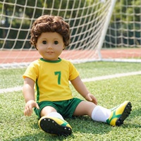 MSYO Ensemble de vêtements pour poupée de 18 pouces, maillot de football, convient aux poupées américaines garçon et fille, coffret cadeau