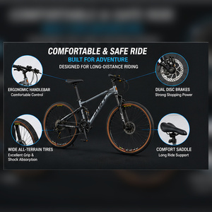 Bicicleta <span class=keywords><strong>de</strong></span> Montaña con Cuadro <span class=keywords><strong>de</strong></span> Acero <span class=keywords><strong>de</strong></span> Alto Contenido <span class=keywords><strong>de</strong></span> <span class=keywords><strong>Carbono</strong></span>, Suspensión Completa, Frenos <span class=keywords><strong>de</strong></span> Disco Dobles, <span class=keywords><strong>27</strong></span>.<span class=keywords><strong>5</strong></span> Pulgadas, <span class=keywords><strong>27</strong></span> Velocidades, Horquilla <span class=keywords><strong>de</strong></span> Aleación <span class=keywords><strong>de</strong></span> Aluminio para Adultos - Product Image 4