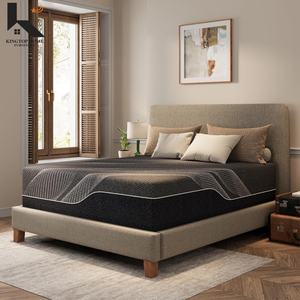 Colchón de Espuma Viscoelástica Tamaño Queen en Caja para Aliviar el Dolor de Espalda y un Sueño Fresco con Espuma de Gel y Funda Extraíble - Product Image 2