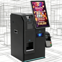 Reciclador de Monedas y Efectivo con Pantalla Táctil Inteligente, Versión de Montaje en Pared para Centros Comerciales