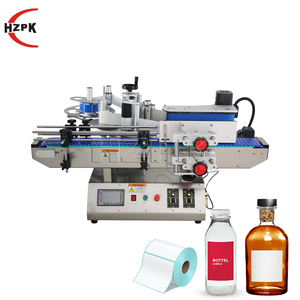 HZPK Automatic <b>Labeling</b> <b>Machine</b> High Efficiency Round Bottle Jar Water Adhesive Barcode Sticker <b>Printing</b> <b>Labeling</b> <b>Machine</b> - Product Image 1