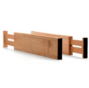 Organizzatore <span class=keywords><strong>Divisorio</strong></span> Telescopico in Legno Massello di Bambù 2025 per <span class=keywords><strong>Cassetti</strong></span> di Cucina e Bagno, Tipo Verticale Multifunzione - Product Image 5