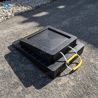 Plaque de support de grue en UHMWPE pour charges lourdes, sur mesure, pour pompe à flèche et camion de pompiers
