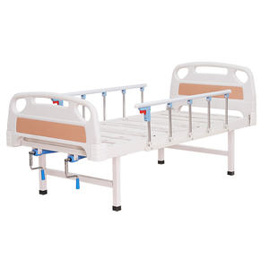 Оптовая продажа с фабрики: 2-функциональная ручная кровать для ухода за пациентами для домашнего использования, электрическая медицинская кровать, современная больничная кровать - Product Image 4