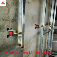 Support anti-vibrations à ressort pour unité extérieure CVC, installation murale ou au plafond, capacité de charge 0-50 kg