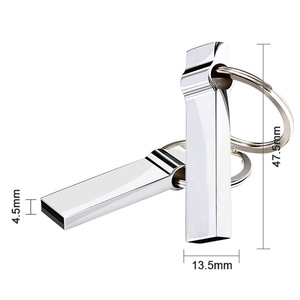 Bán buôn giá rẻ biểu tượng tùy chỉnh USB Flash Drives 128GB 64GB 32GB 16GB 8GB 4GB 2GB Bộ nhớ kim loại gậy USB 2.0 giao diện sản phẩm mới - Product Image 6