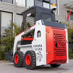 CE EPA Mini Skid <b>Steer</b> Gasoline Compact <b>Wheel</b> Track for Home Garden Construction - Product Image 6