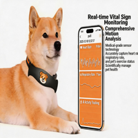 Collier GPS intelligent pour animaux de compagnie avec surveillance des signes vitaux, traduction de données de santé, mémoire 4G, suivi mondial, modèle B31