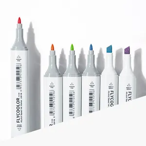 Superieure Hoge Kwaliteit Kogel Penpunt Alcohol Marker Pen Gekleurde Tekening Marker Set