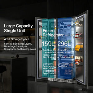 Интерактивный умный холодильник Artaus TK455 455L с большим экраном, двухдверный, типа Side-by-Side - Product Image 2